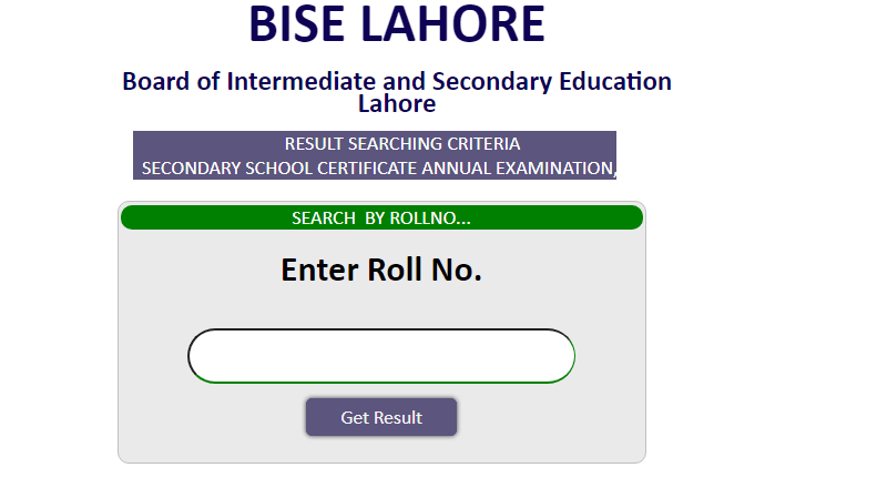 BISE LAHORE BOARD 1ST YEAR 11TH CLASS RESULT 2023